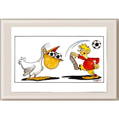 Tadeusz Krotos 29x21cm Orijinal Karikatür BOD06223