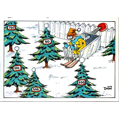 Don Campbell 29x21cm Orijinal Karikatür BOD06232