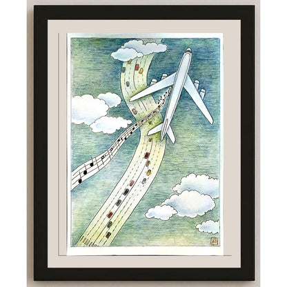 Bai Shi Lin 29x21cm Orijinal Karikatür BOD06233