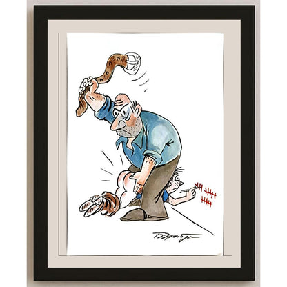 Boris Erenburg 29x21cm Orijinal Karikatür BOD06234