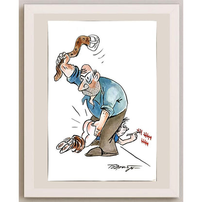 Boris Erenburg 29x21cm Orijinal Karikatür BOD06234