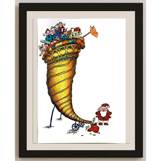 Marian Lupu 29x21cm Orijinal Karikatür BOD06238