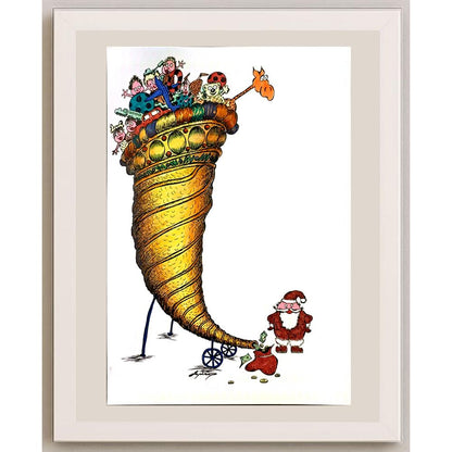 Marian Lupu 29x21cm Orijinal Karikatür BOD06238