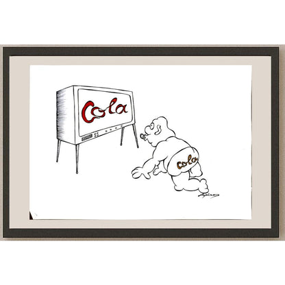 Marian Lupu 29x21cm Orijinal Karikatür BOD06239