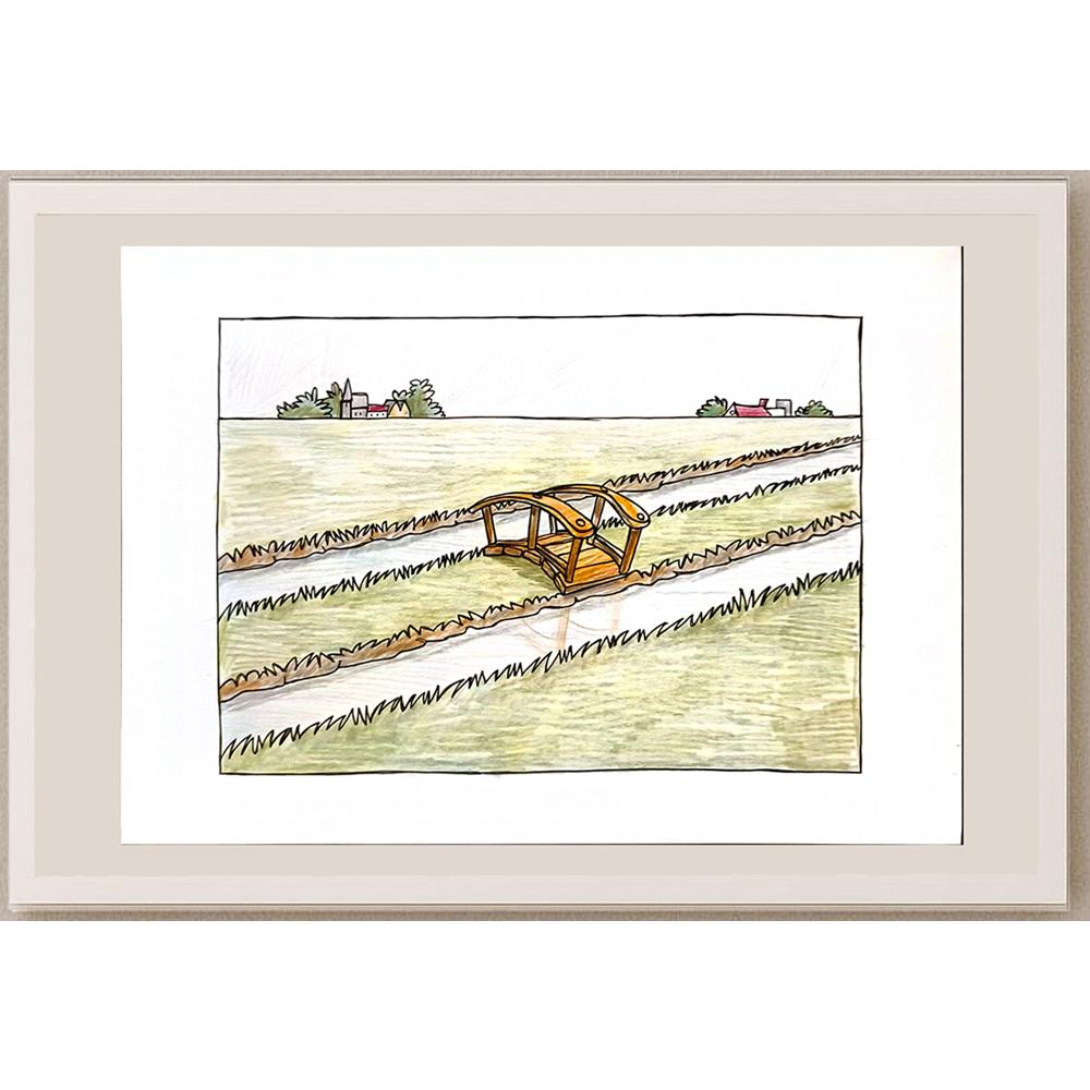 Luc Vernimmen 29x21cm Orijinal Karikatür BOD06250