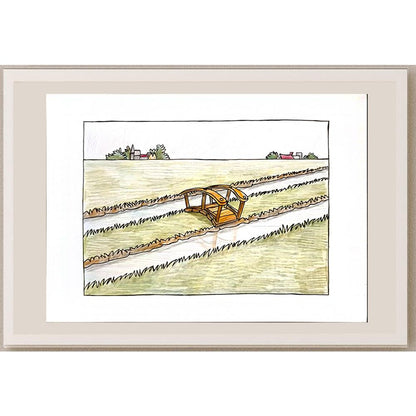 Luc Vernimmen 29x21cm Orijinal Karikatür BOD06250