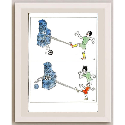 Xiang Liang 29x21cm Orijinal Karikatür BOD06254