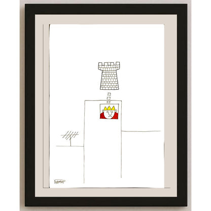 Song Jin Sheng 29x21cm Orijinal Karikatür BOD06260
