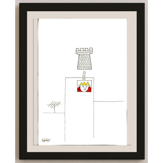 Song Jin Sheng 29x21cm Orijinal Karikatür BOD06260