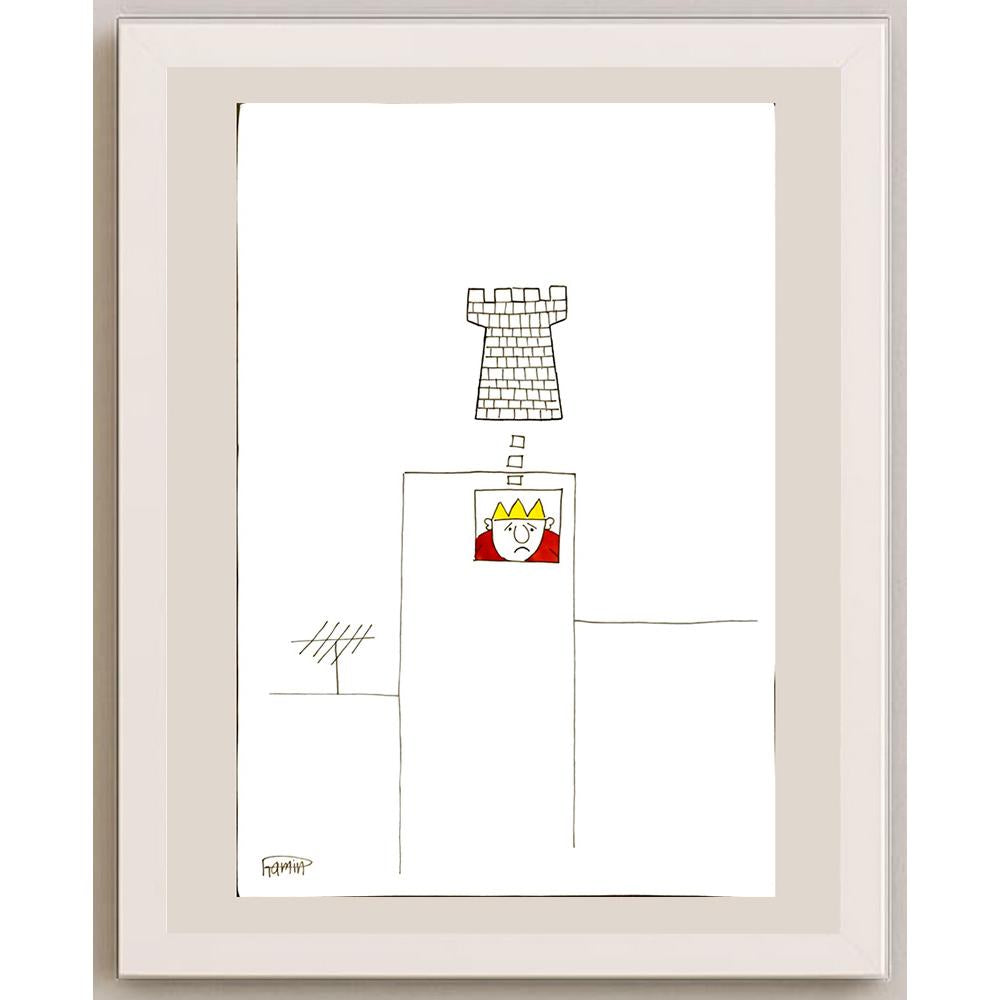 Song Jin Sheng 29x21cm Orijinal Karikatür BOD06260