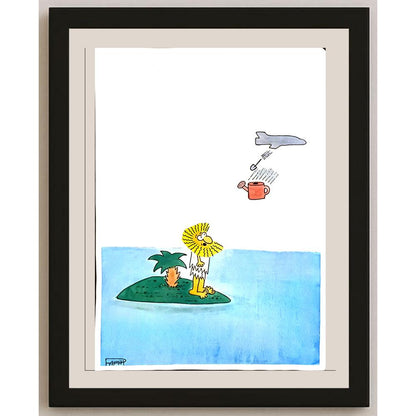Ramin Rezaie 29x21cm Orijinal Karikatür BOD06263