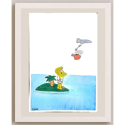 Ramin Rezaie 29x21cm Orijinal Karikatür BOD06263
