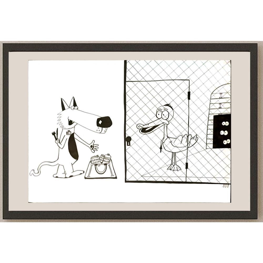 Sarah Shirtcliffe 29x21cm Orijinal Karikatür BOD06268