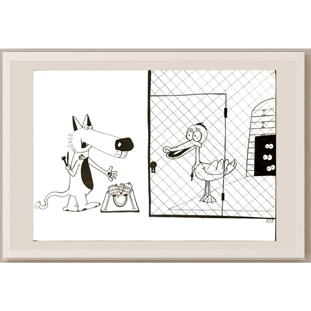 Sarah Shirtcliffe 29x21cm Orijinal Karikatür BOD06268