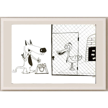 Sarah Shirtcliffe 29x21cm Orijinal Karikatür BOD06268