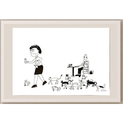 Sarah Shirtcliffe 29x21cm Orijinal Karikatür BOD06270