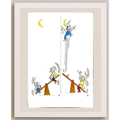 Xiang Liang 29x21cm Orijinal Karikatür BOD06275
