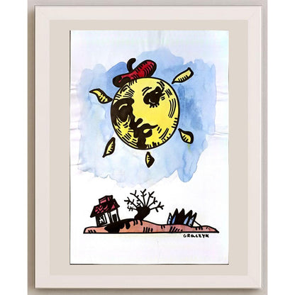 Michal Graczyk 29x21cm Orijinal Karikatür BOD06281