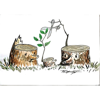 Boris Erenburg 29x21cm Orijinal Karikatür BOD06283