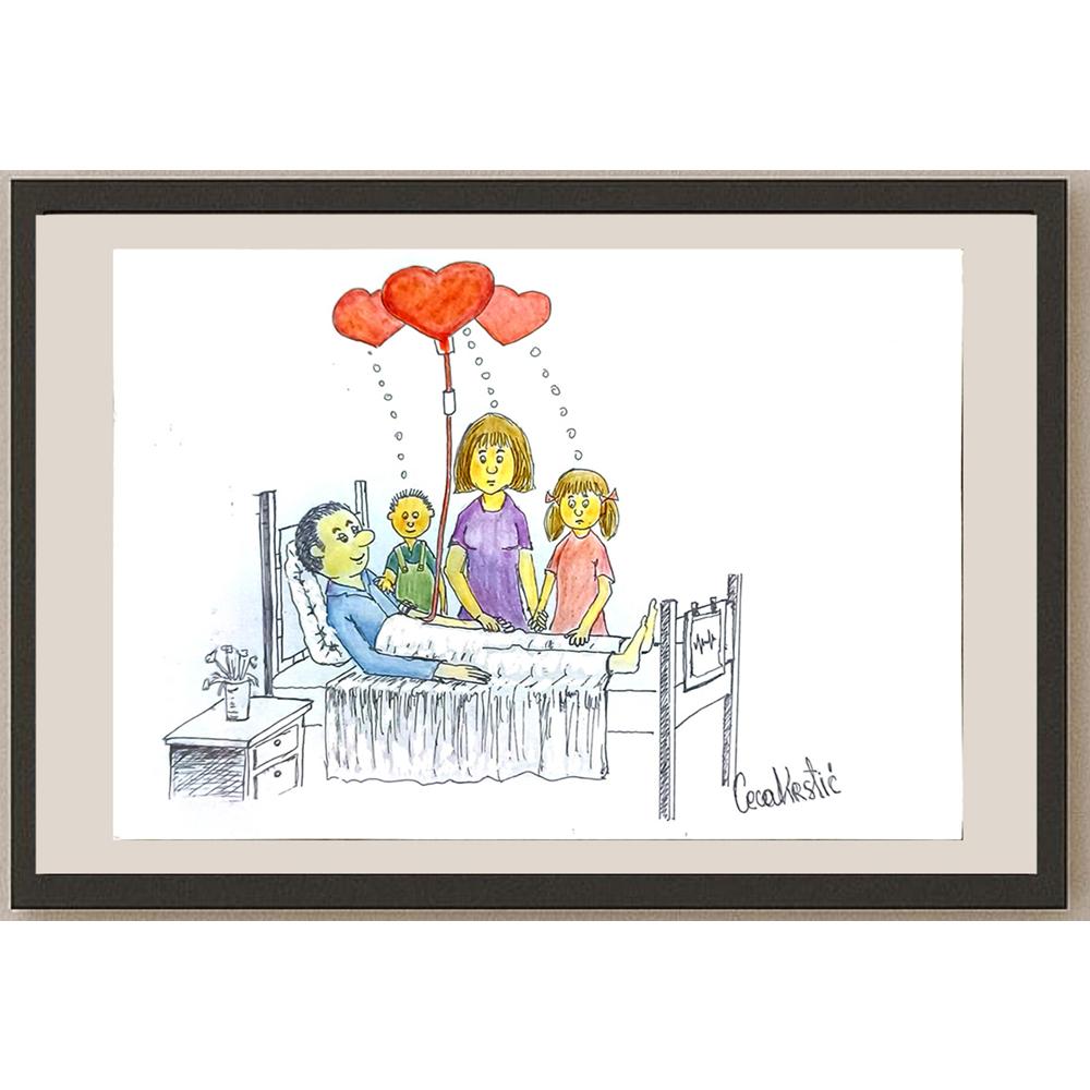 Svetlana Ceca Kastic 29x21cm Orijinal Karikatür BOD06289