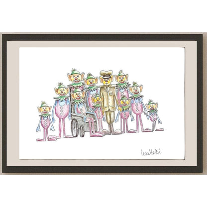 Svetlana Ceca Kastic 29x21cm Orijinal Karikatür BOD06290