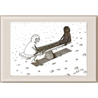 Khadayar Naroei 29x21cm Orijinal Karikatür BOD06291