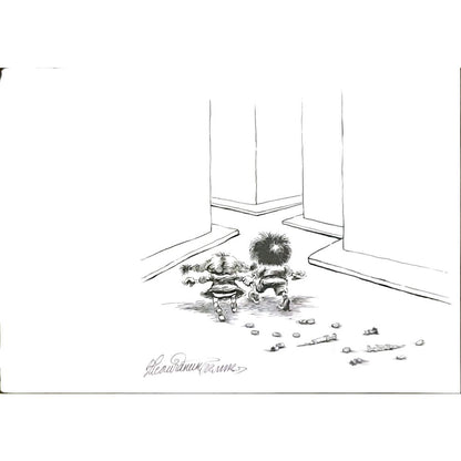 Goran Celicanin 29x21cm Orijinal Karikatür BOD06292