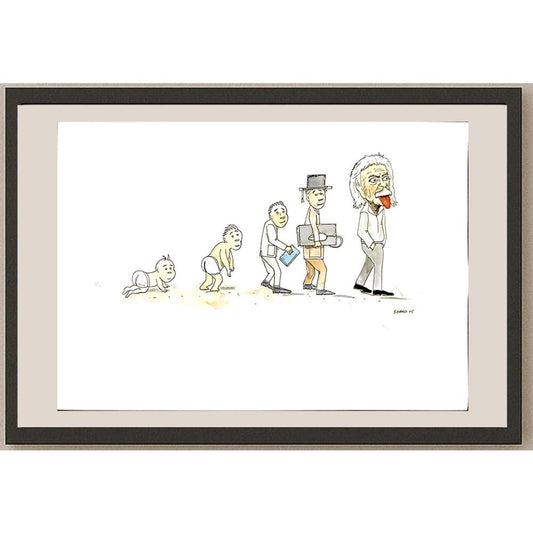 Shadid Atiqullah 29x21cm Orijinal Karikatür BOD06296