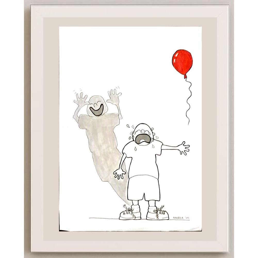Andrea Caldarevic 21x21cm Orijinal Karikatür BOD06301
