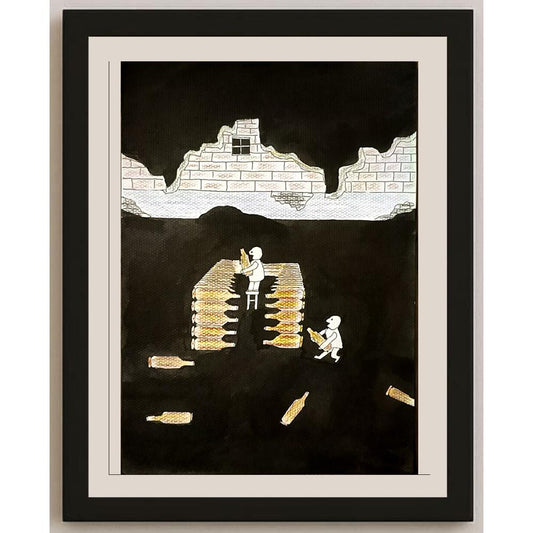 Meng Dong 29x21cm Orijinal Karikatür BOD06308