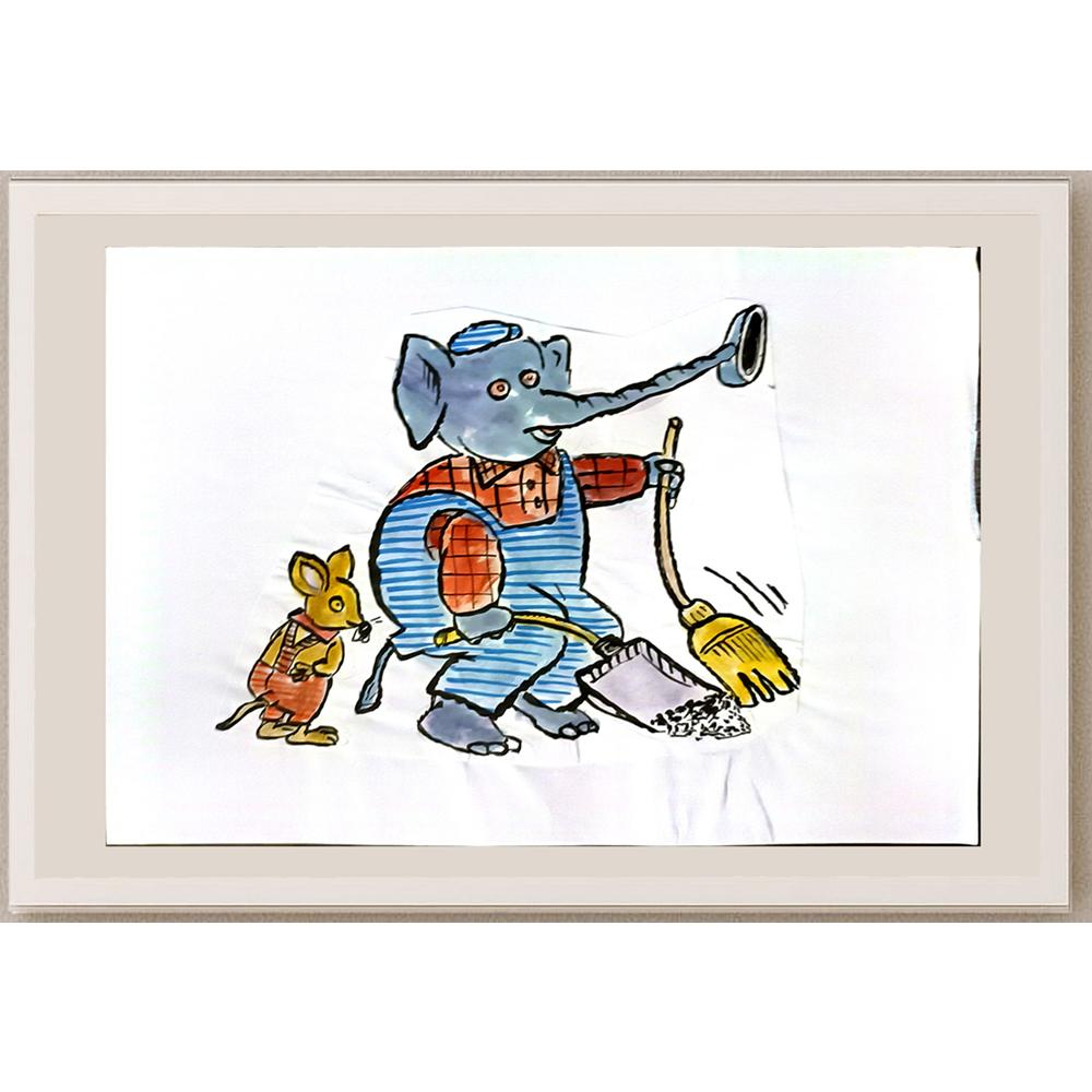 Mileta Miloradovic 29x21cm Orijinal Karikatür BOD06314