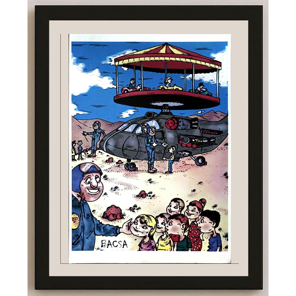 Bacsa Gergely 29x21cm Orijinal Karikatür BOD06318