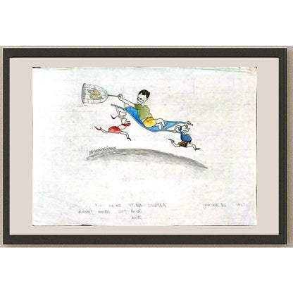 Jin Xiao Xing 29x21cm Orijinal Karikatür BOD06322