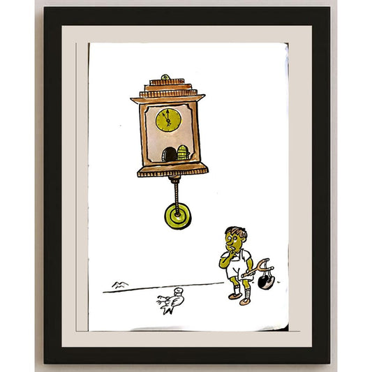 Mileta Miloradovic 29x21cm Orijinal Karikatür BOD06328