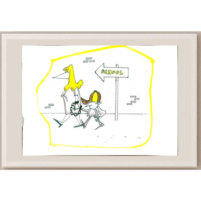 Midhat Ajanovic 29x21cm Orijinal Karikatür BOD06344