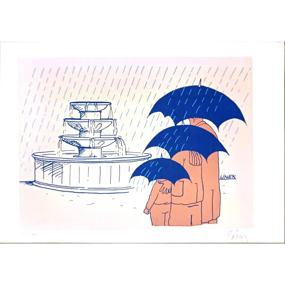 Vaclav Linek 29x21cm Orijinal Karikatür BOD06346