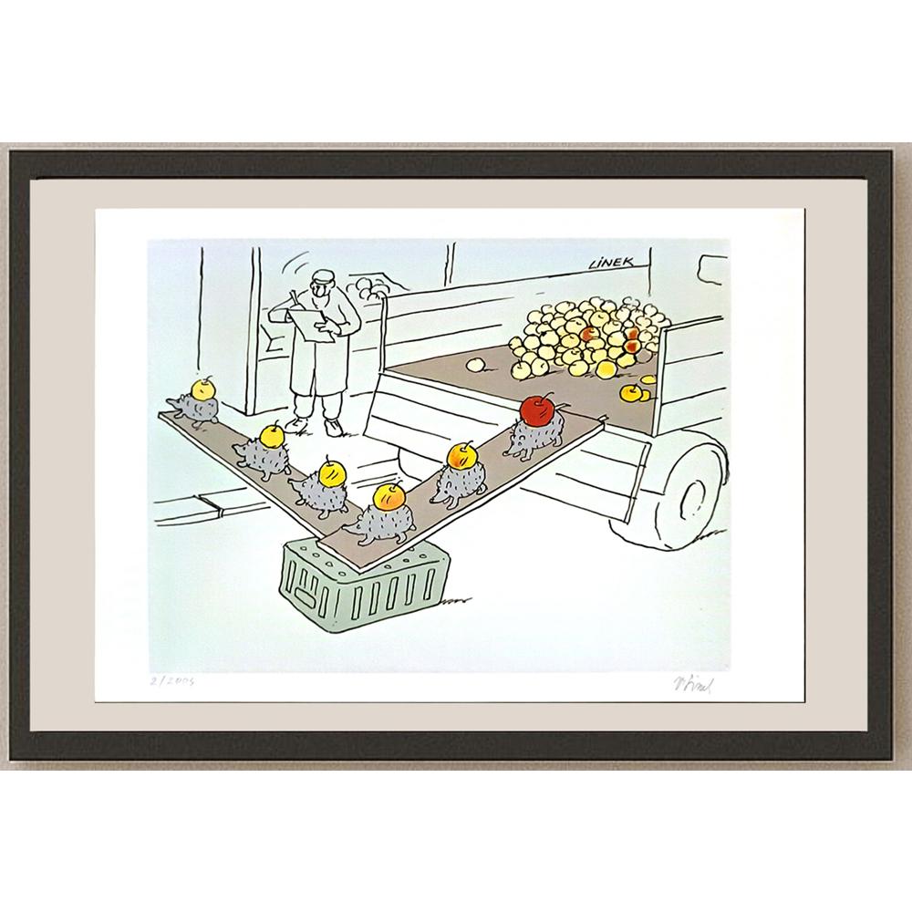 Vaclav Linek 29x21cm Orijinal Karikatür BOD06347