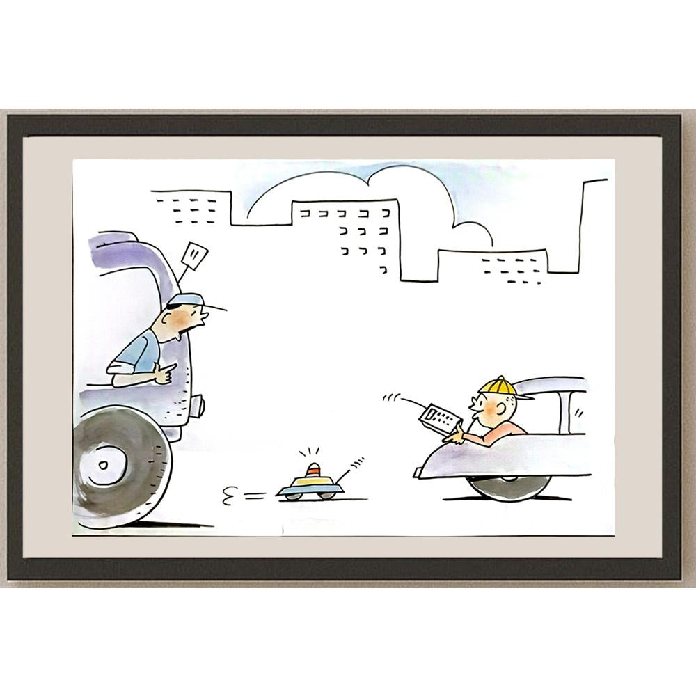 Yu Tian Cheng 29x21cm Orijinal Karikatür BOD06349