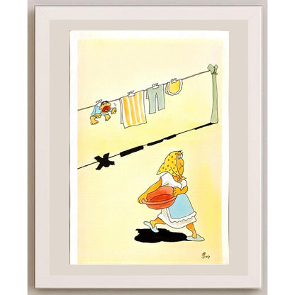 Babilig 29x21cm Orijinal Karikatür BOD06373