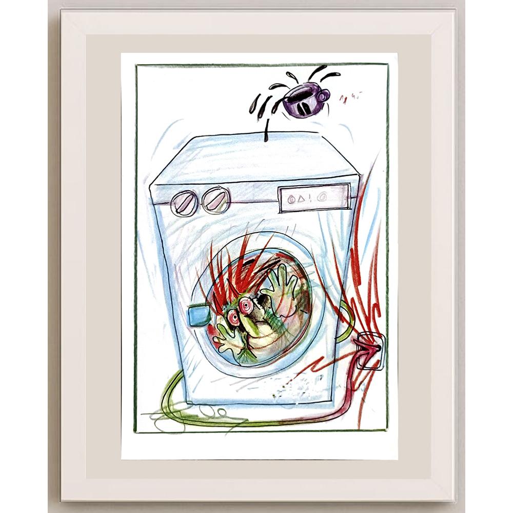Davor Katunar 29x21cm Orijinal Karikatür BOD06376