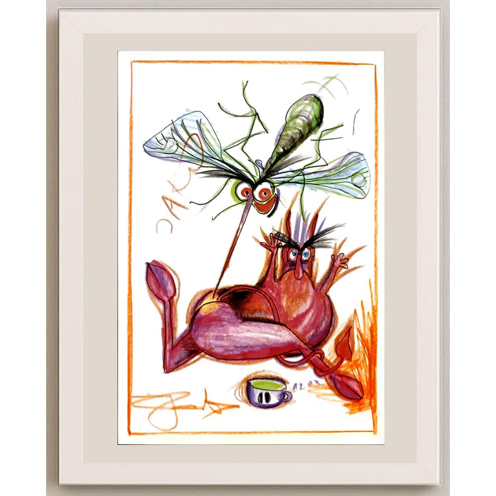 Davor Katunar 29x21cm Orijinal Karikatür BOD06378