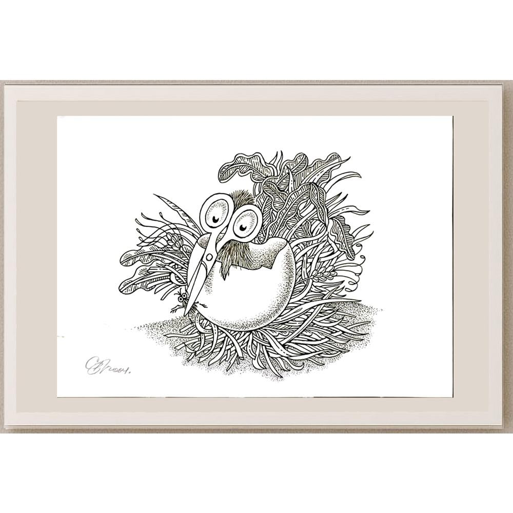 Semerenko Vladimir 29x21cm Orijinal Karikatür BOD06380