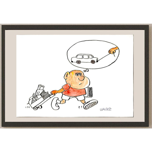Raimundo Waldez Duarte 29x21cm Orijinal Karikatür BOD06382