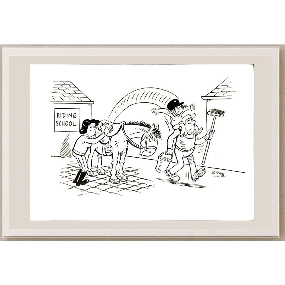 Bill Ritchie 29x21cm Orijinal Karikatür BOD06386