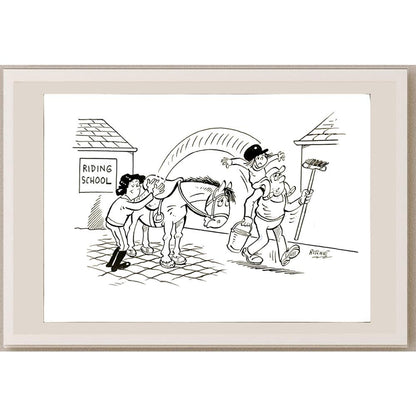 Bill Ritchie 29x21cm Orijinal Karikatür BOD06386