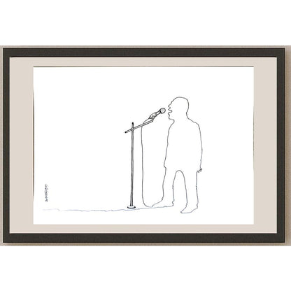 Mohammad Amin Aghaey 29x21cm Orijinal Karikatür BOD06396