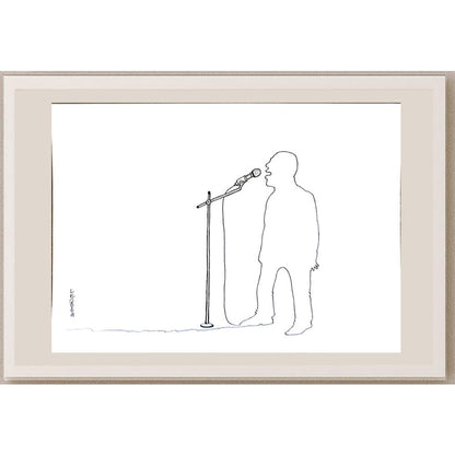 Mohammad Amin Aghaey 29x21cm Orijinal Karikatür BOD06396