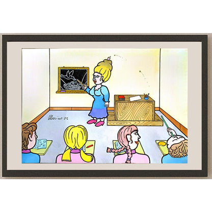 Marino Tarizzo 29x21cm Orijinal Karikatür BOD06398