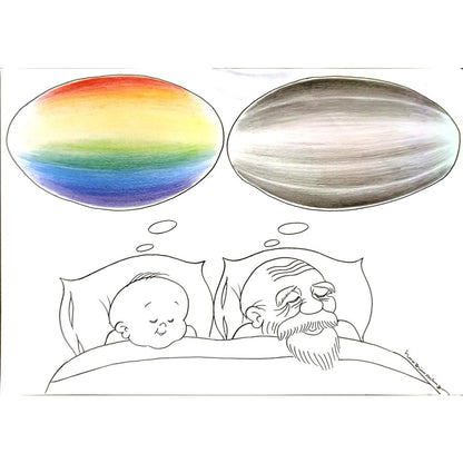 Xiao Qiang Hou 29x21cm Orijinal Karikatür BOD06400