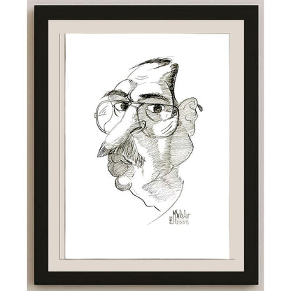 Marian Serban 26x19cm Orijinal Karikatür BOD06403